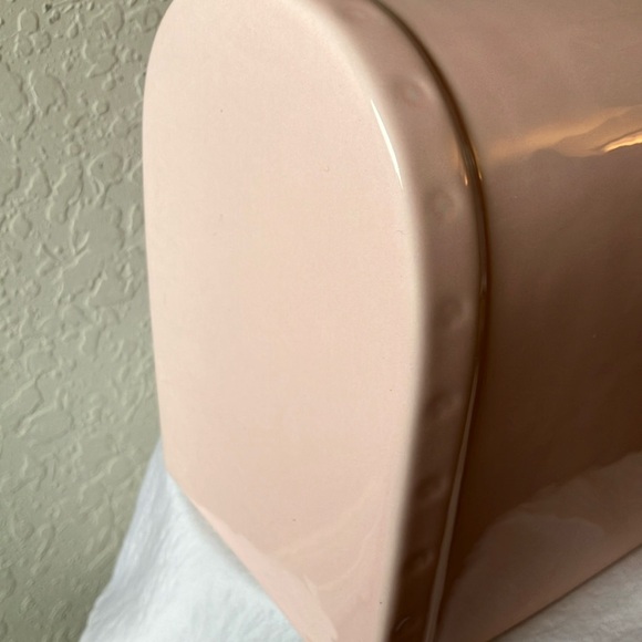 Rae Dunn: Pink Ceramic Mailbox Decor - Picture 8 of 13